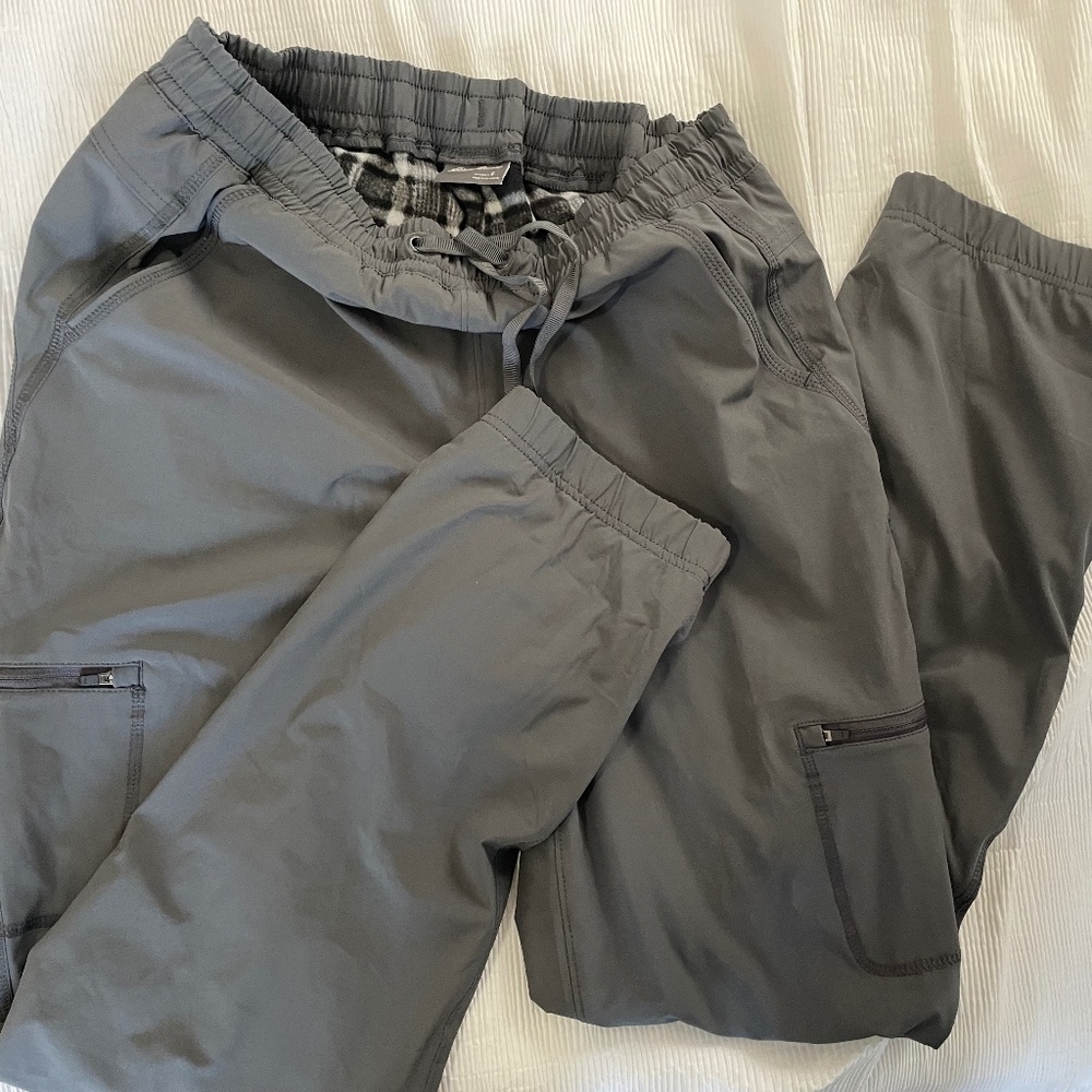 Eddie Bauer fleece-lined pants